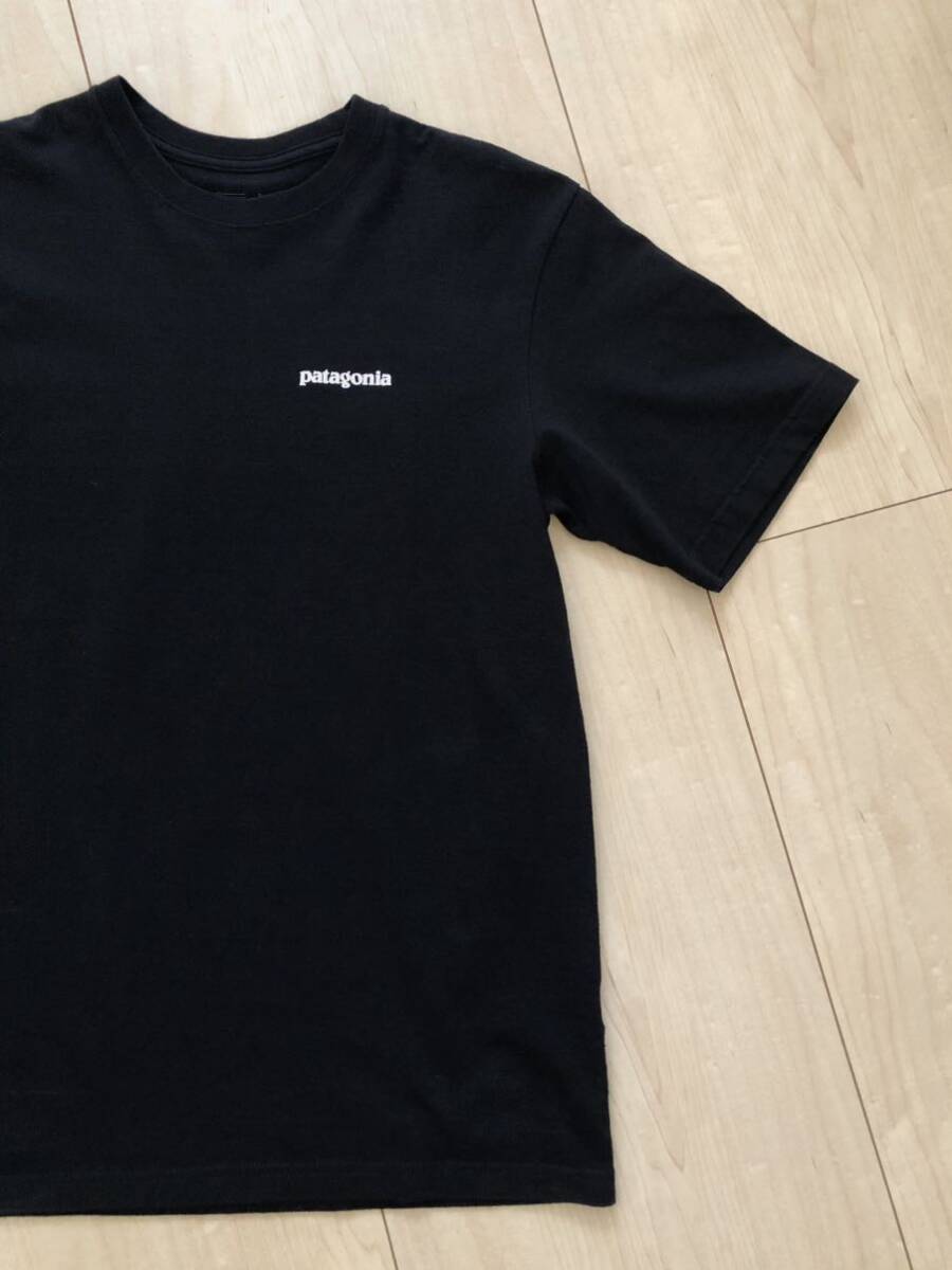 Patagonia パタゴニア 半袖 Tシャツ M’s P-6 Logo Responsibili-Tee レスポンシビリティー XS ブラック 黒 レディース　女性 にも_画像5