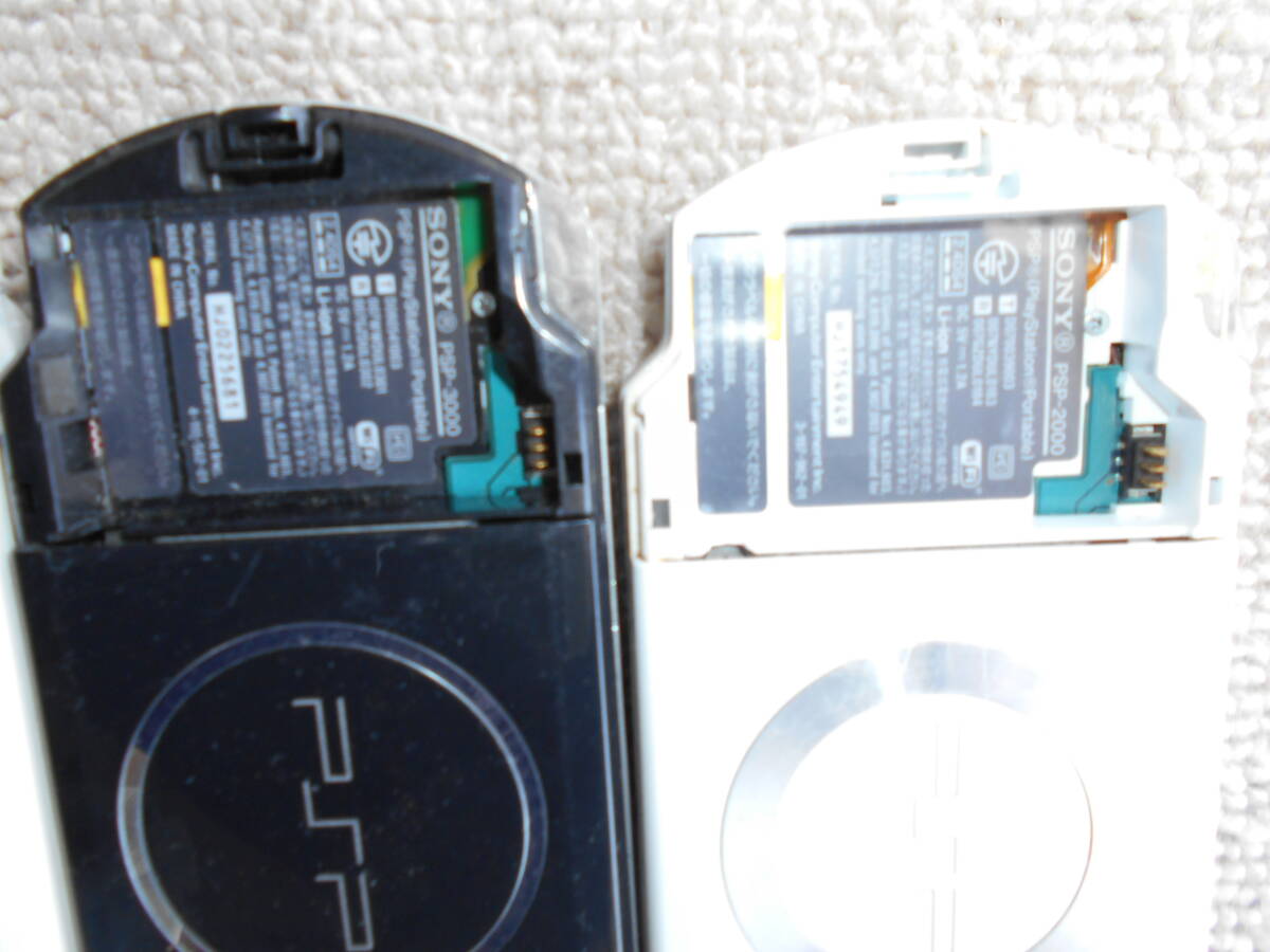 ☆ジャンク品扱いSONY PSP本体のみ（カバー無し、シールがれあり）PSP-3000Ｘ3個PSP－1000.2000.2001Ｘ各1個　まとめて6個セット中古　_画像3