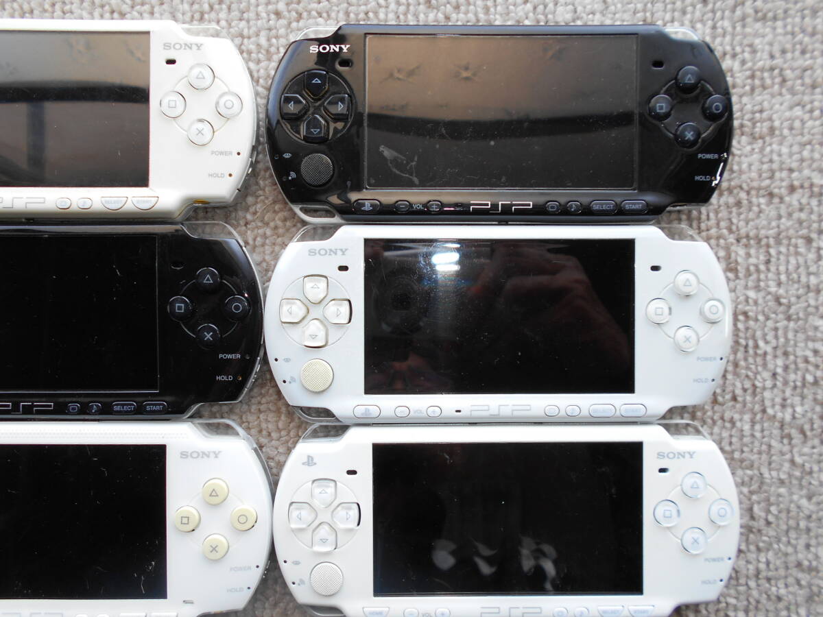 ☆ジャンク品扱いSONY PSP本体のみ（カバー無し、シールがれあり）PSP-3000Ｘ3個PSP－1000.2000.2001Ｘ各1個　まとめて6個セット中古　_画像6