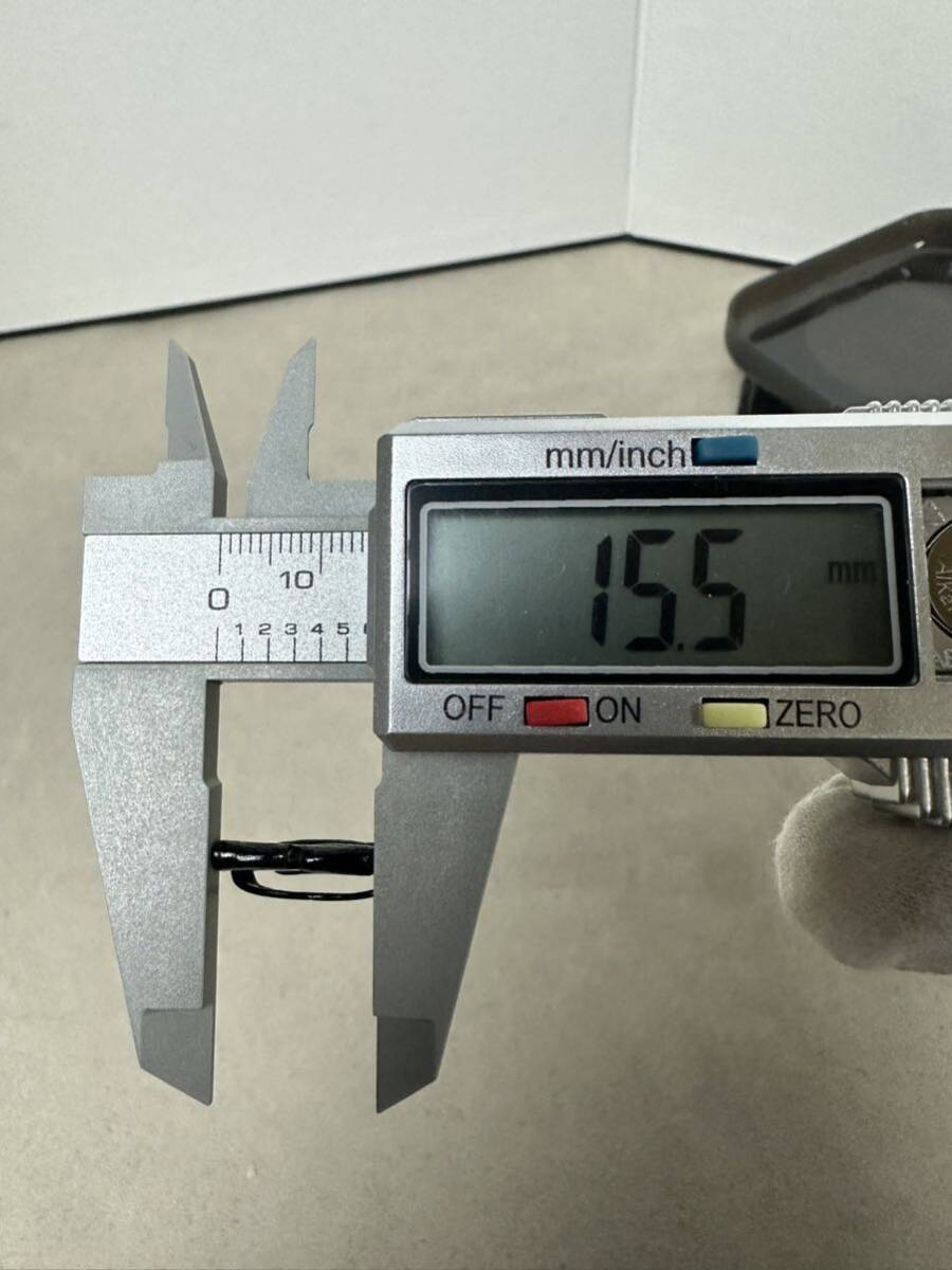 m2402-7 CREDOR クレドール メンズ時計ベルト 黒 未使用品 の画像8