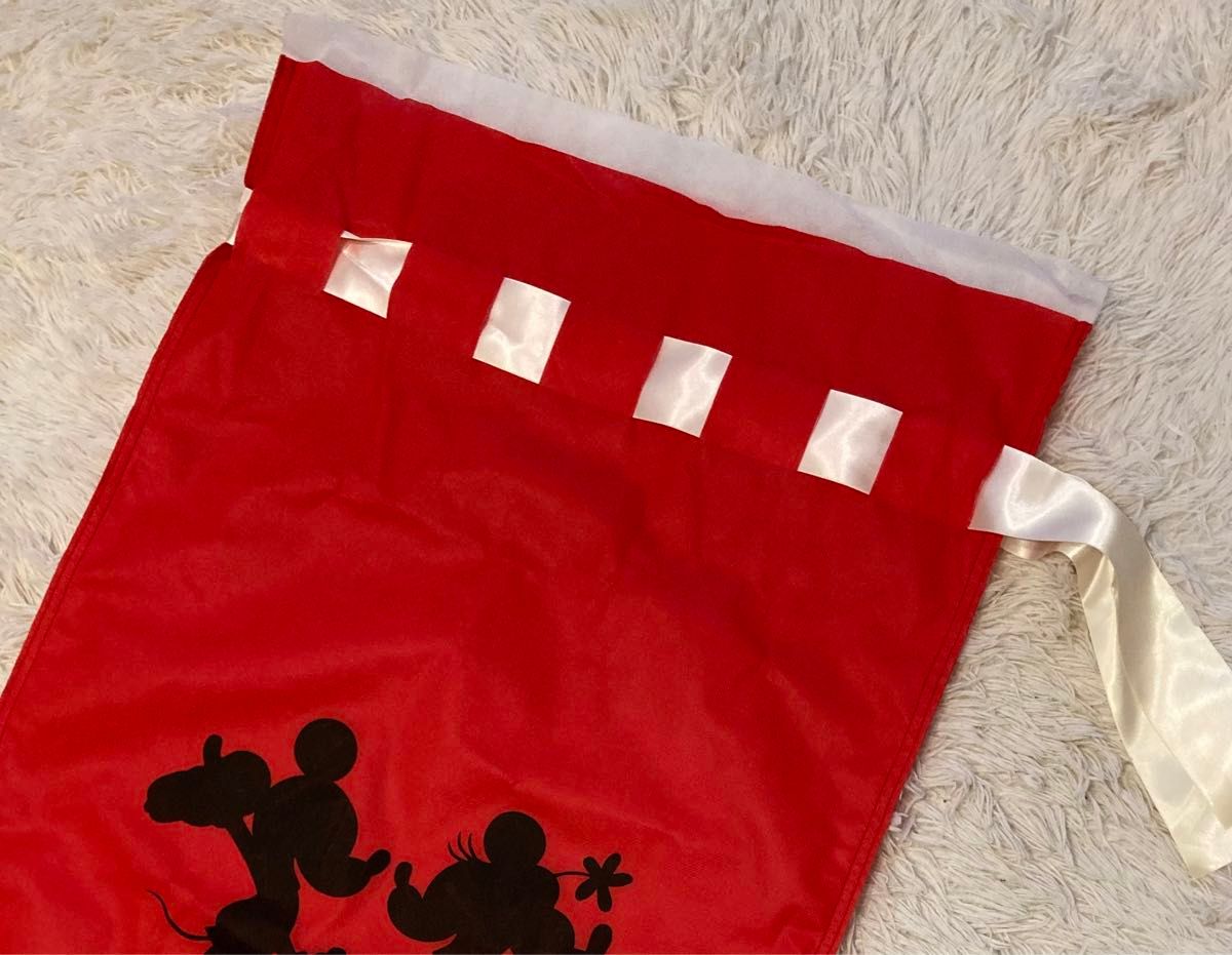 Mickey&Minnie ラッピング袋  特大72cm×52cm Disney 巾着 ミッキー&ミニー　プレゼント
