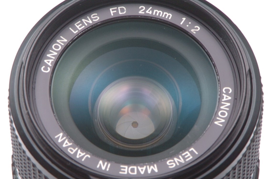 整備済み Canon キヤノン NEW FD 24mm F2 Wide Angle Lens