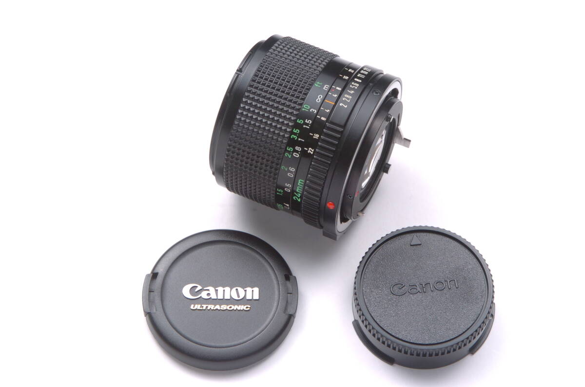 整備済み Canon キヤノン NEW FD 24mm F2 Wide Angle Lensの画像1
