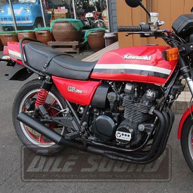 Z750GP エルサウンド ショート管 ブラック マフラー！新品！国内生産！_画像3