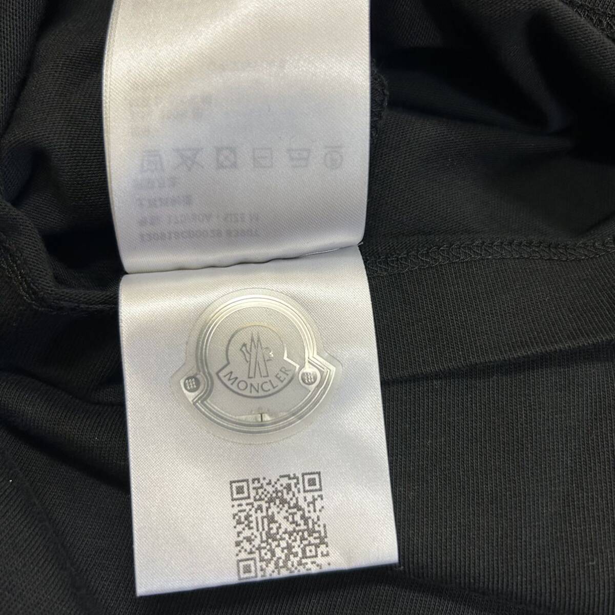 【最新作】【美品】MONCLER モンクレール　半袖Tシャツ　黒　M_画像6