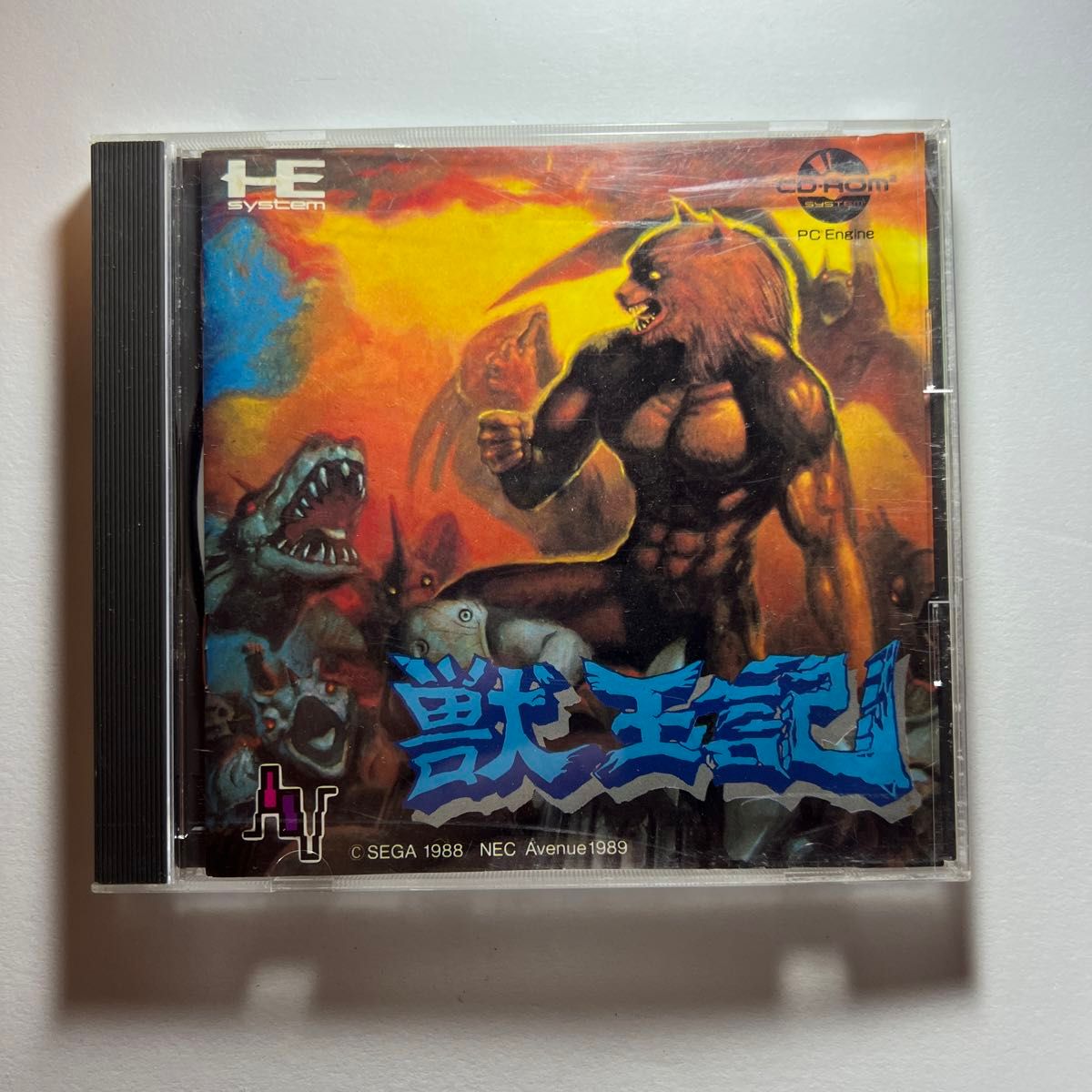 PCECD PCエンジン CD‐ROM  獣王記　ケース・説明書付き