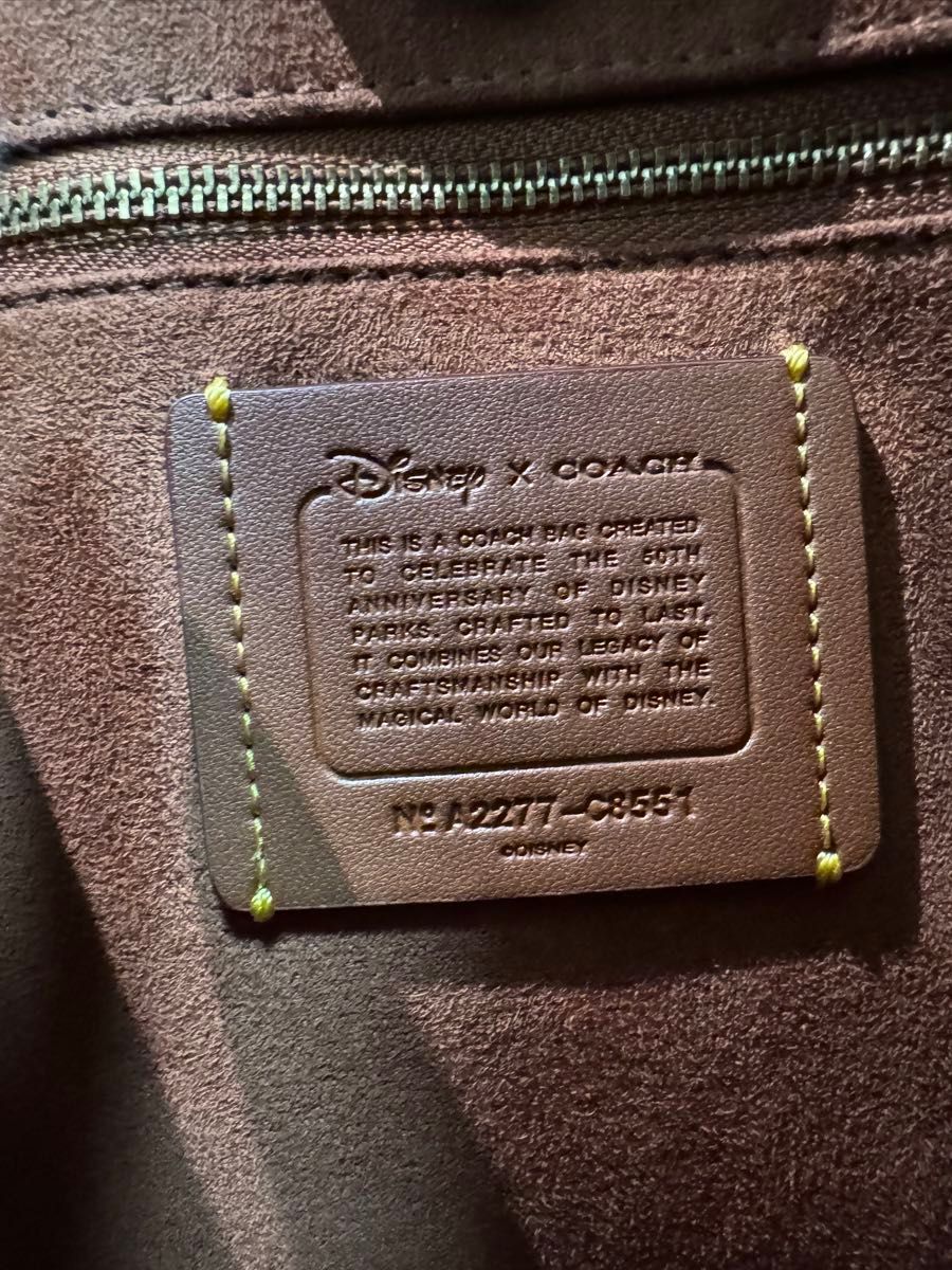 本日限定価格】COACH ディズニー コラボ ウォルト ワールド 本日限定価格】COACH ディズニー コラボ ウォルト ワールド