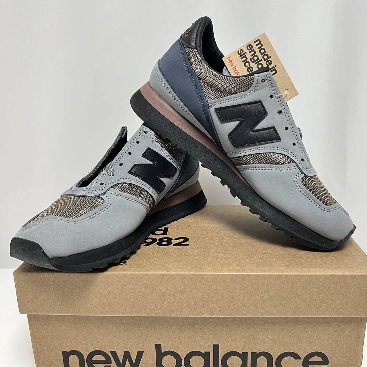 27.5cm 新品 ニューバランス 希少 M730 INV イギリス製 NEWBALANCE グレー ネイビー ENGLAND 英国製 USA9.5 NewBalance 730 スニーカー UK_画像6