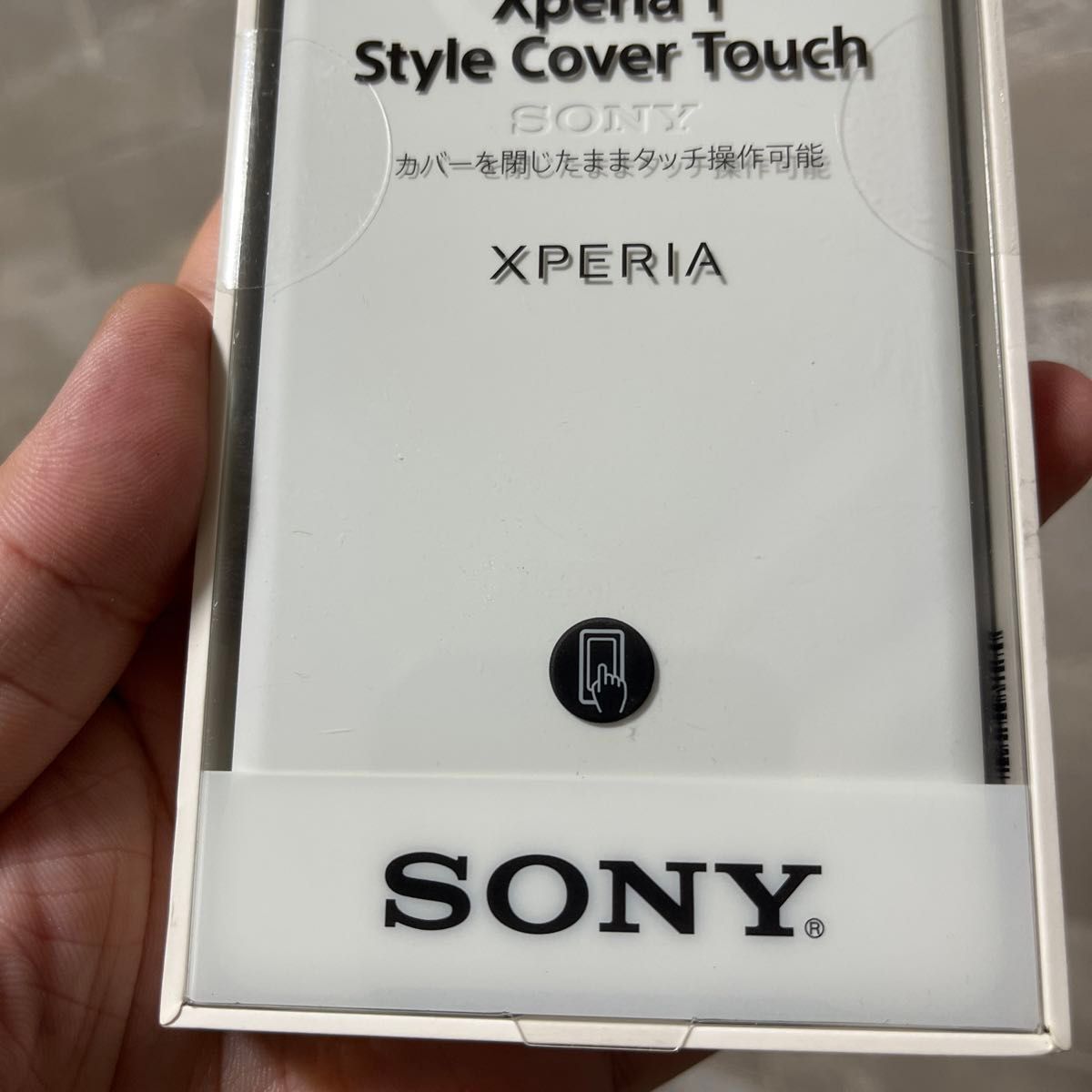 Xperia 1 Style Cover Touch SCTI30 ホワイト