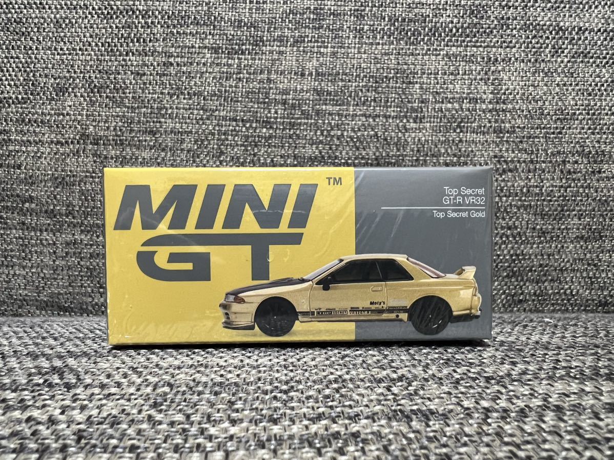 MINI GT 1/64 431 Top Secret Nissan Skyline GT-R VR32 トップシークレット ゴールド 日本限定の画像1