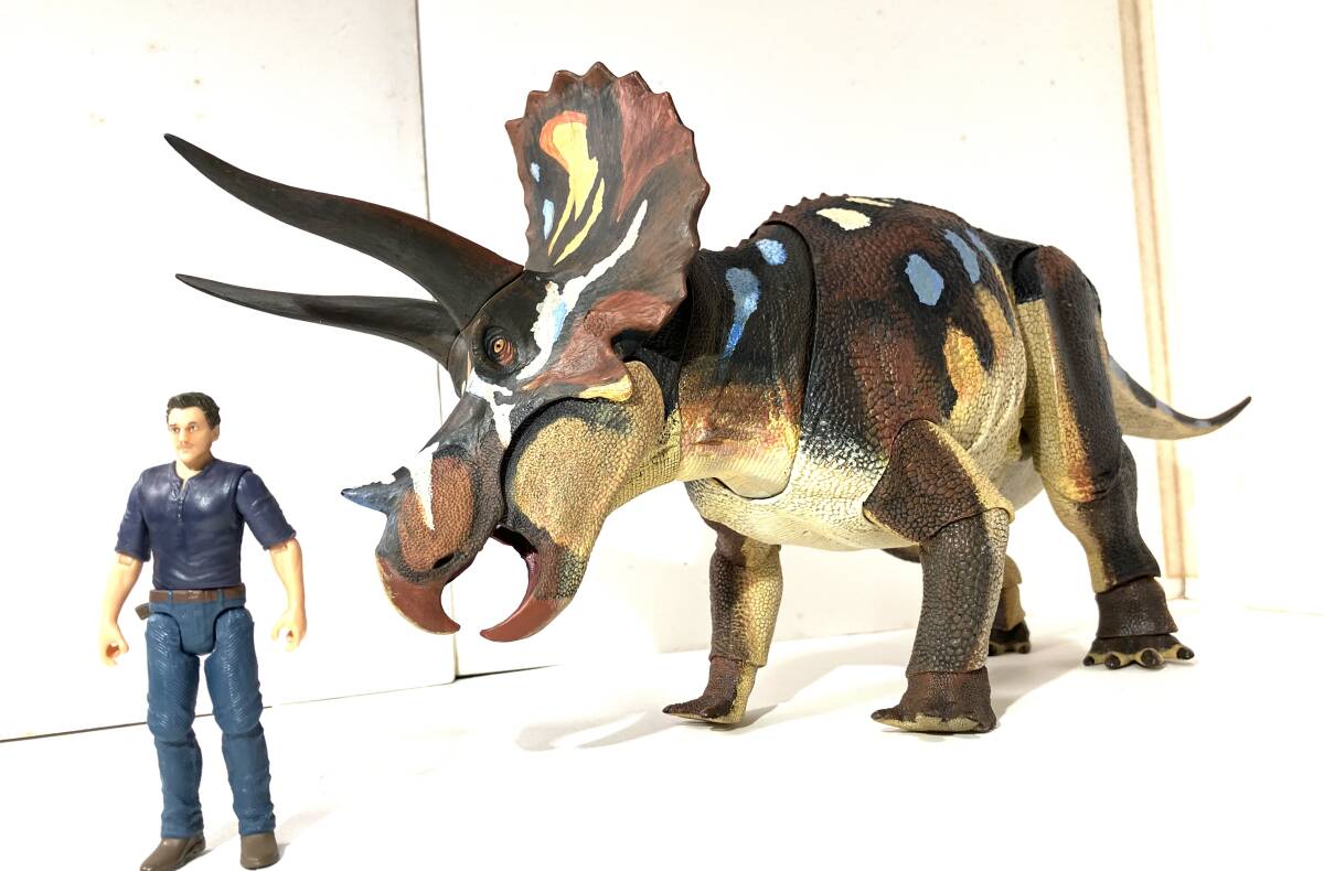 beast of the mesozoic トリケラトプス 成体 マテル ジュラシック 恐竜 アクションフィギュア ダイナソー 化石の画像2