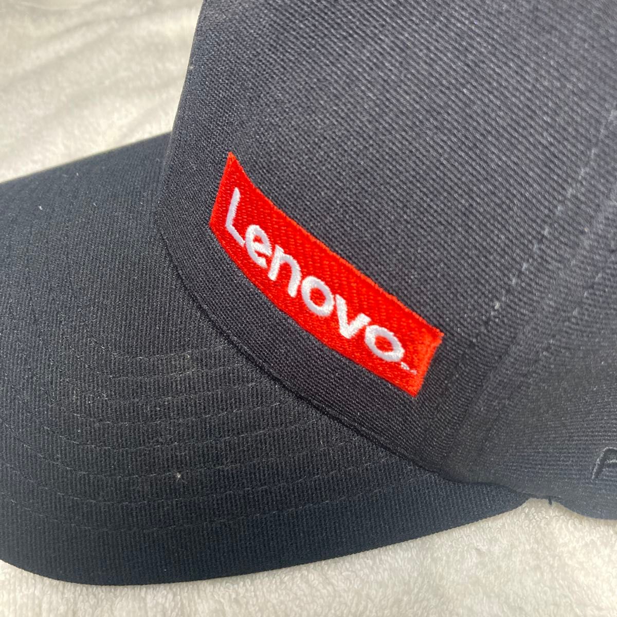 FLEXFIT キャップ Lenovo ブラック M-XL 帽子 ブラック キャップ 帽子 黒