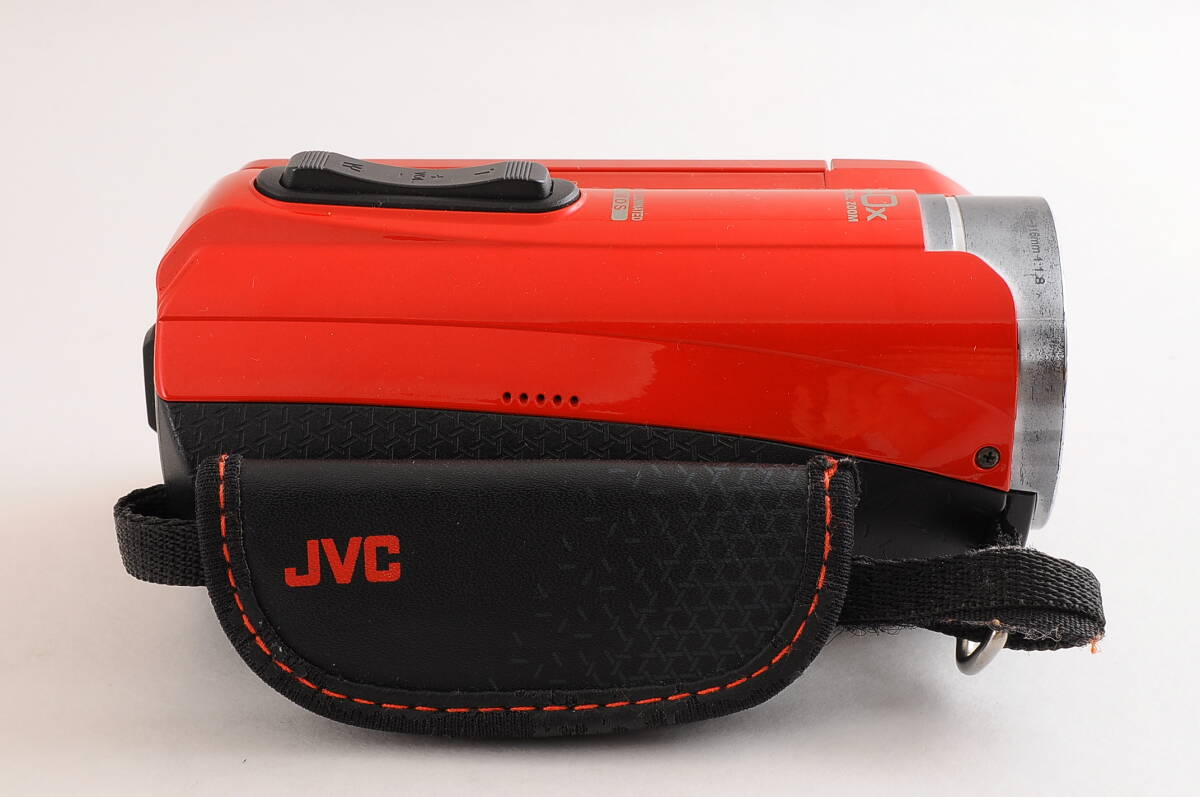 JVC Victor Everio GZ-B800-R レッド ハンディカム デジタル ビデオ バッテリー内蔵型カメラ @3121