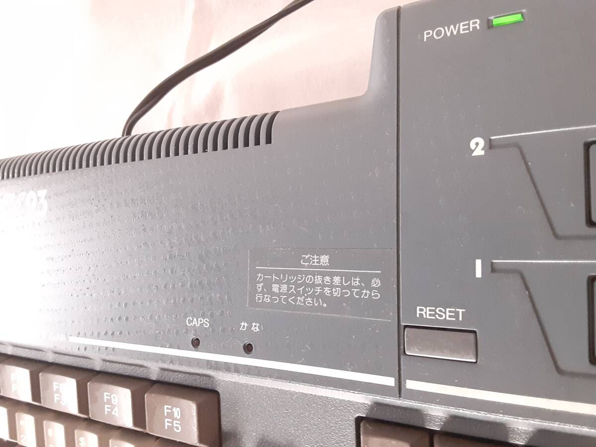 SANYO WAVY23 MSX2本体 PHC-23J 現状品_跡がついています