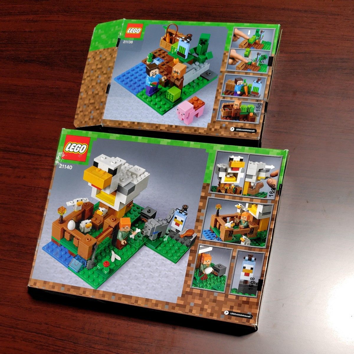 未使用品】レゴ マインクラフト 21138・21140セット LEGO 未使用品】レゴ マインクラフト 21138・21140セット LEGO