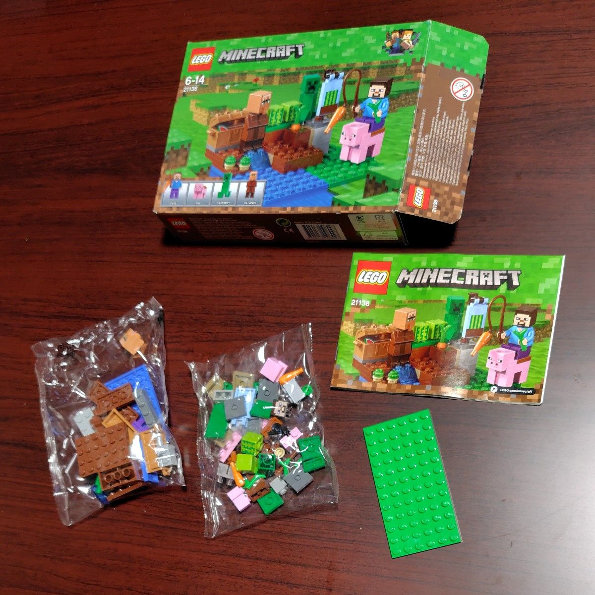 未使用品】レゴ マインクラフト 21138・21140セット LEGO 未使用品】レゴ マインクラフト 21138・21140セット LEGO