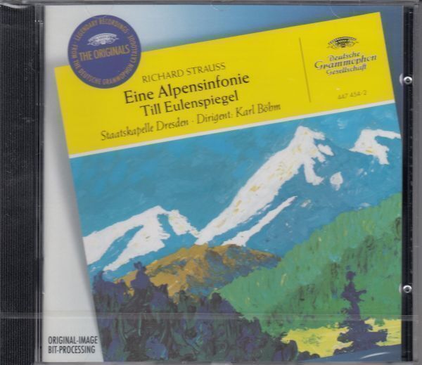 [CD/Dg]R.シュトラウス:アルプス交響曲Op.64&交響詩「ティル」Op.28他/K.ベーム&シュターツカペレ・ドレスデン_画像1