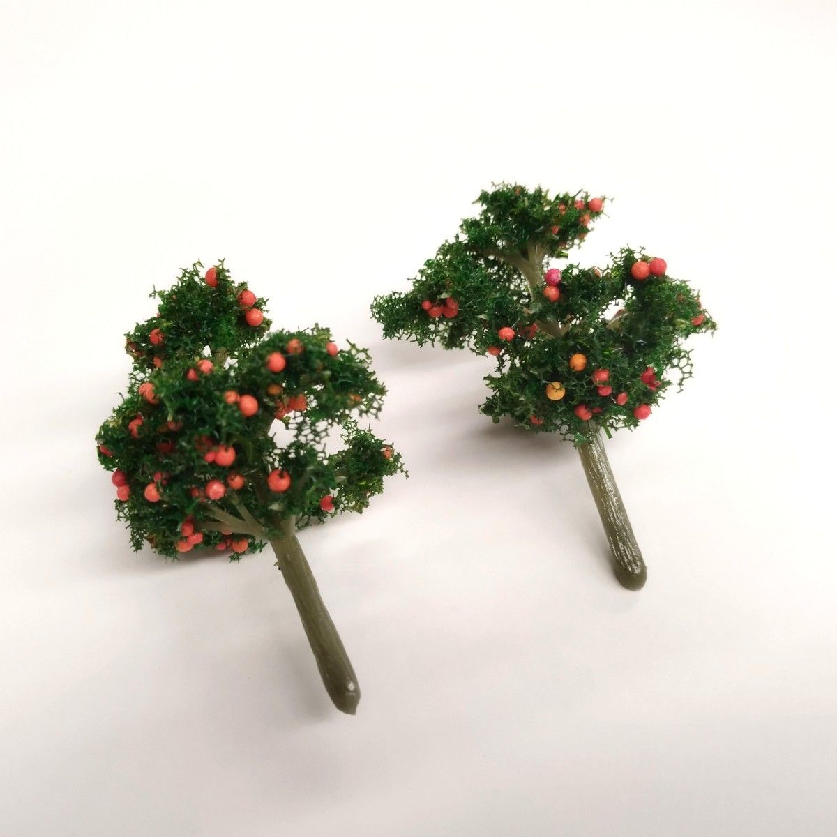 みかんの木　２本セット　木　ツリー　果物　オレンジ　 ジオラマ　模型