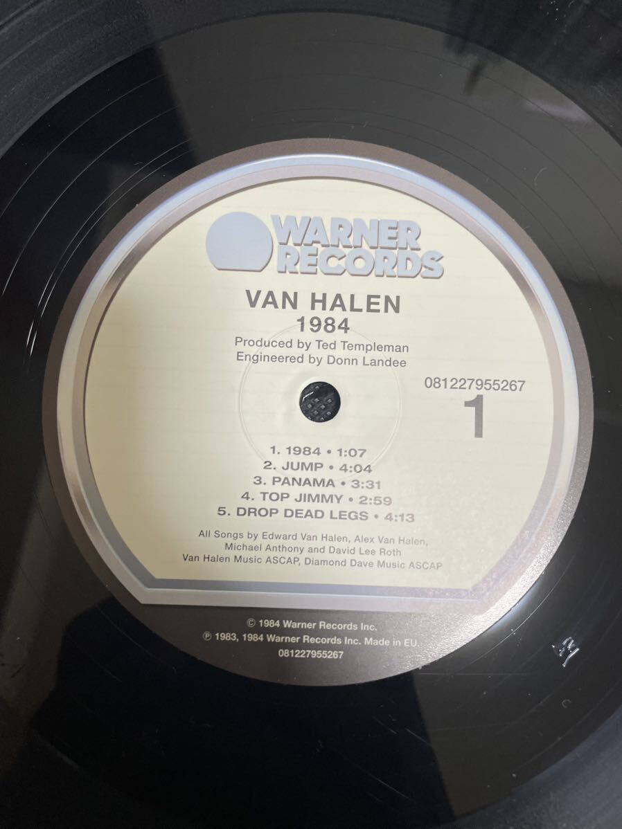 VAN HALEN ヴァン ヘイレン 高音質 リイシューLP2枚セット 1984 SAME 炎の導火線 30周年リマスター盤 オランダプレス 180g重量盤_画像5