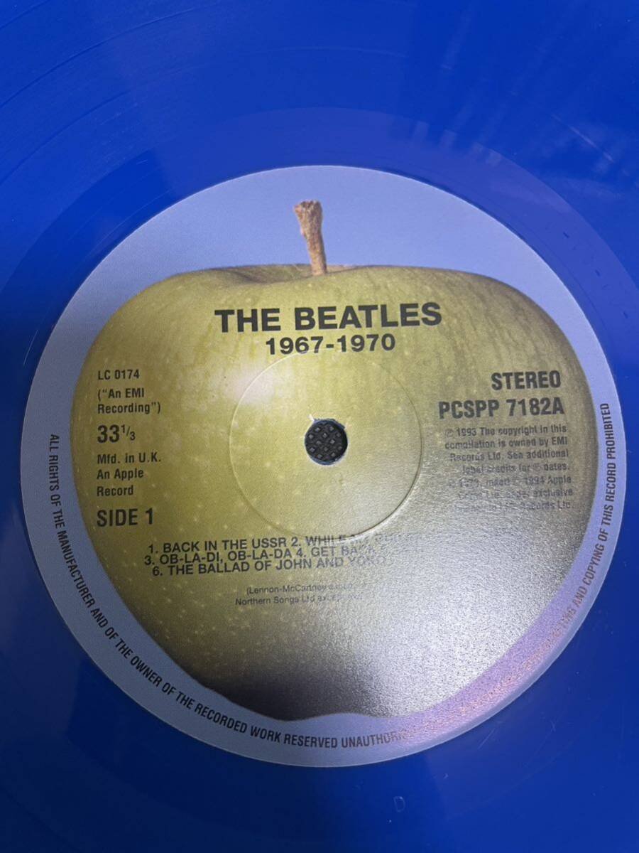 THE BEATLES 1962-1966 1967-1970 赤盤 青盤セット 94年UKリマスター カラー盤 レコード 077779703609 077779703906_画像9