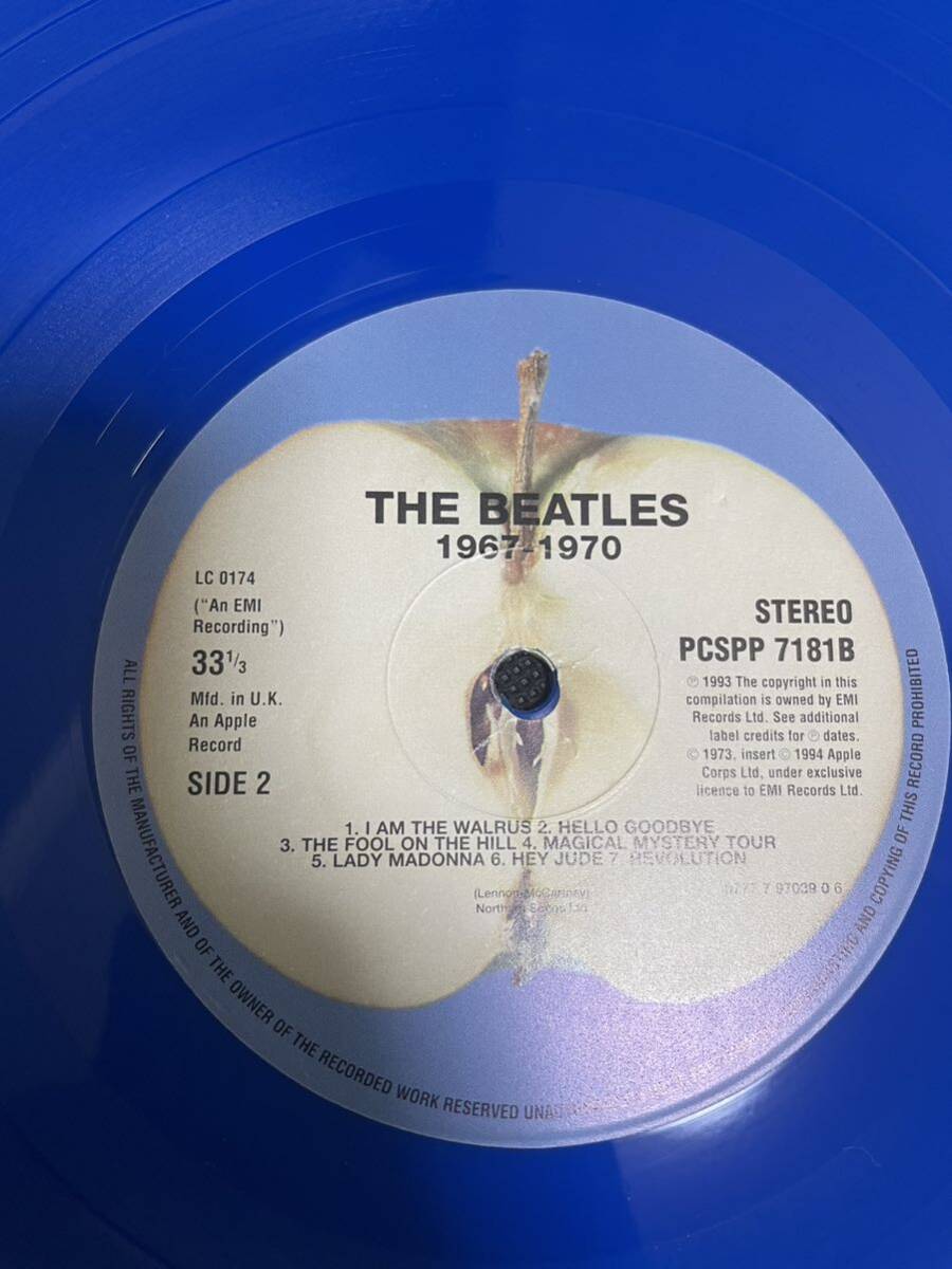 THE BEATLES 1962-1966 1967-1970 赤盤 青盤セット 94年UKリマスター カラー盤 レコード 077779703609 077779703906_画像10