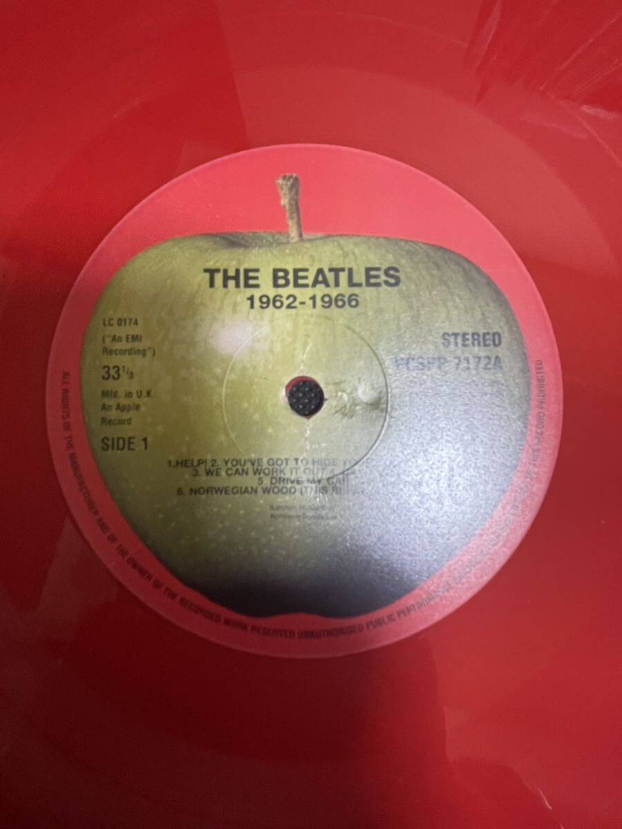 THE BEATLES 1962-1966 1967-1970 赤盤 青盤セット 94年UKリマスター カラー盤 レコード 077779703609 077779703906_画像5