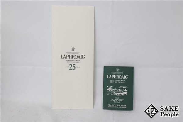 ◇注目! ラフロイグ 25年 シングルモルト700ml 48.9% 箱 冊子2枚付き スコッチの画像7