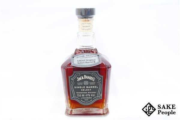 *1 иен ~ Jack * Daniel одиночный barrel select 750ml 47% с коробкой tenesi-