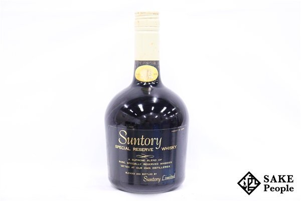 *1 jpy ~ Suntory special reserve 70 anniversary commemoration bottle 760ml 43% box attaching japa needs 