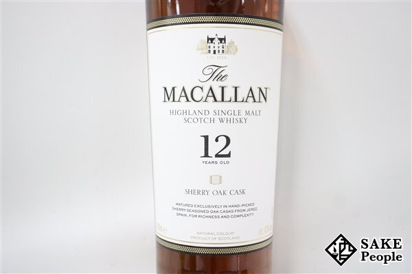 ◇注目! ザ・マッカラン 12年 シングルモルト シェリーオークカスク 700ml 40％ 箱付き スコッチの画像3