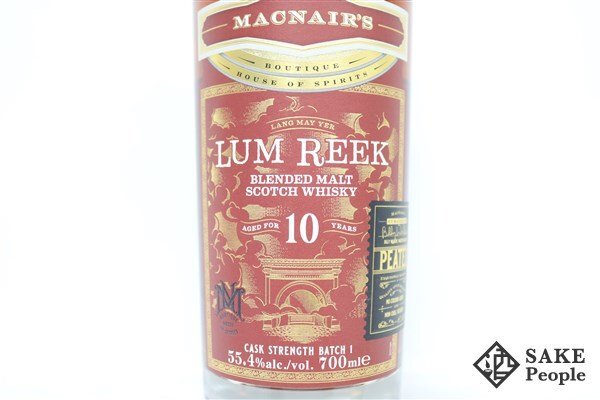 ◇注目! マクネアーズ ラムリーク 10年 ピーテッド カスクストレングス バッチ1 700ml 55.4％ 箱 スコッチ_画像3