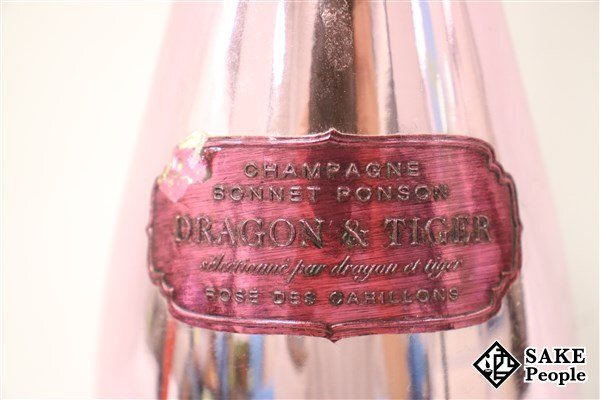 □注目! ドラゴン&タイガー エクストラ・ロゼ ピンク 750ml 12％ シャンパン_画像3