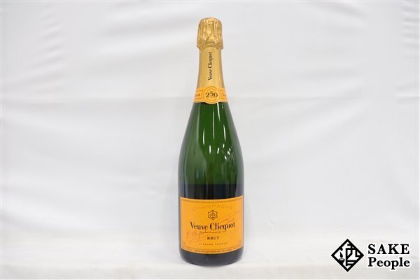 □1円～ ヴーヴ・クリコ イエローラベル 250周年記念 750ml 12％ シャンパン_画像1