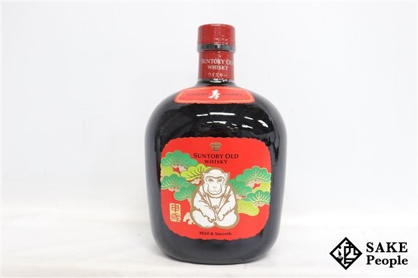 ◇1円～ サントリー オールド 干支ラベル 申歳 700ml 40％ ジャパニーズ_画像1