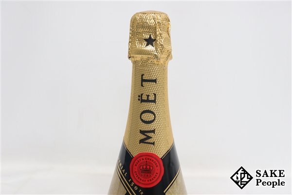 □注目! モエ・エ・シャンドン ブリュット アンペリアル 150周年記念 ゴールドボトル 750ml 12％ シャンパン_画像5