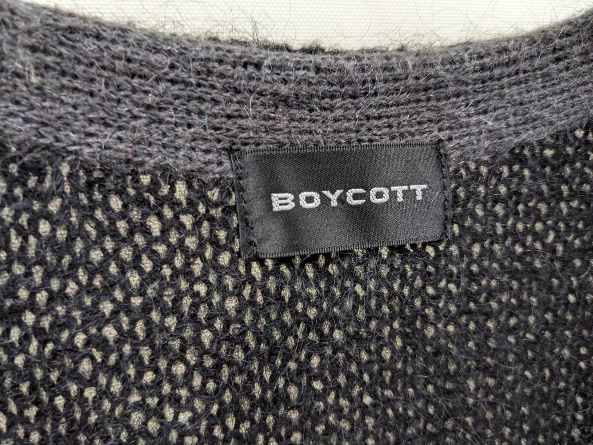 BOYCOTT/ Boycott /mo hair .a-ga il cardigan / embroidery a-ga il 