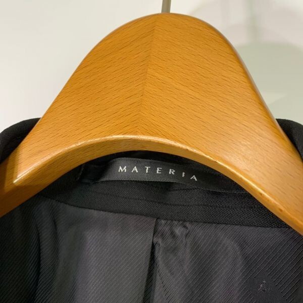 [YK1464]MATERIA tailored jacket черный женский 34 размер 60
