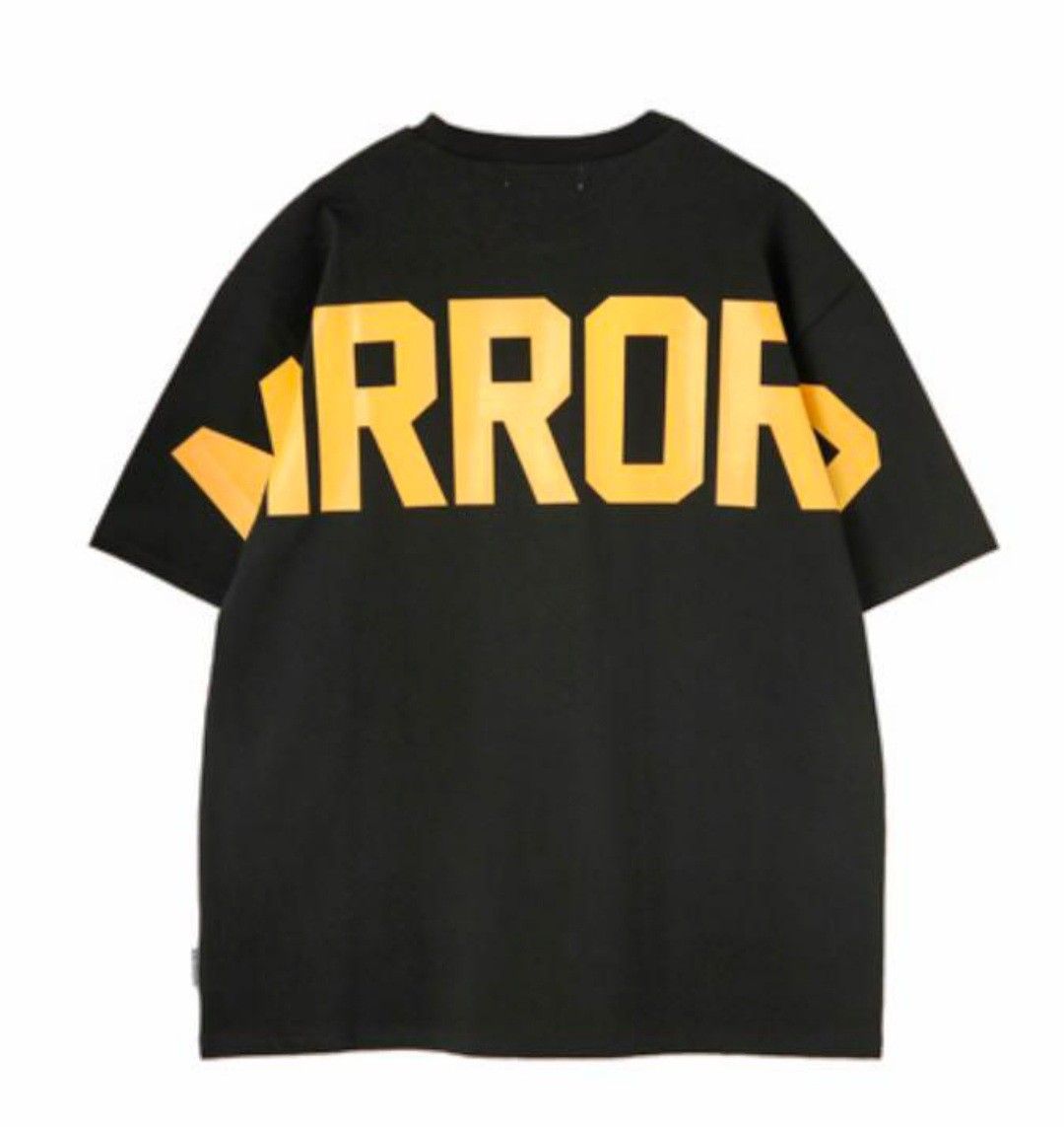 ＜MIRROR9＞IconTシャツ／トップス／半袖／Tシャツ／ゆったり／オーバーサイズ／ユニセックス／Lサイズ