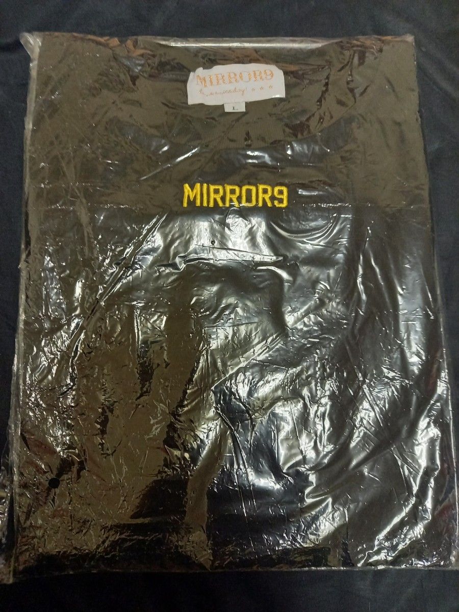 ＜MIRROR9＞IconTシャツ／トップス／半袖／Tシャツ／ゆったり／オーバーサイズ／ユニセックス／Lサイズ