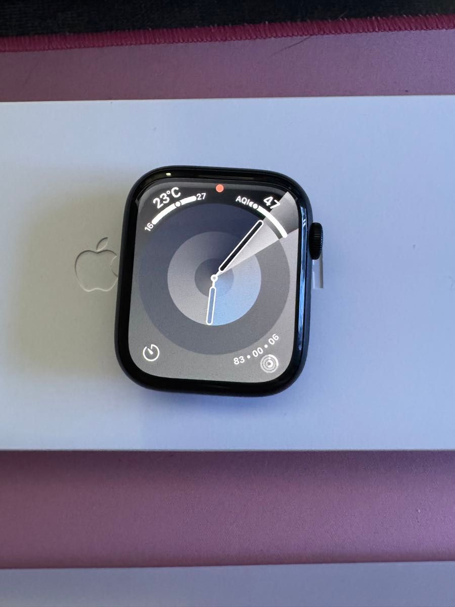 Apple Watch 9 GPSモデル ミッドナイト 本体のみ　中古美品