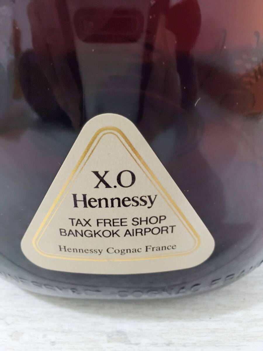 Hennessy ヘネシー X.O BANGKOK AIRPORT コニャック 70cl 箱付き 未開栓 長期保管 の画像7