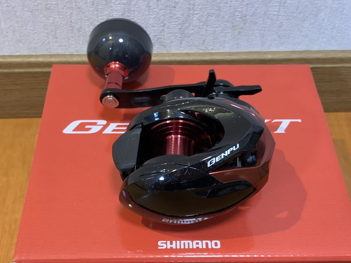 SHIMANO ゲンプウGENPU XT 201PG左巻ベアリング追加済み_画像4