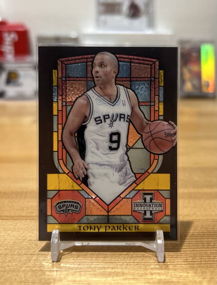 2013-14 Panini Innovation Stained Glass Gold Tony Parker _画像1