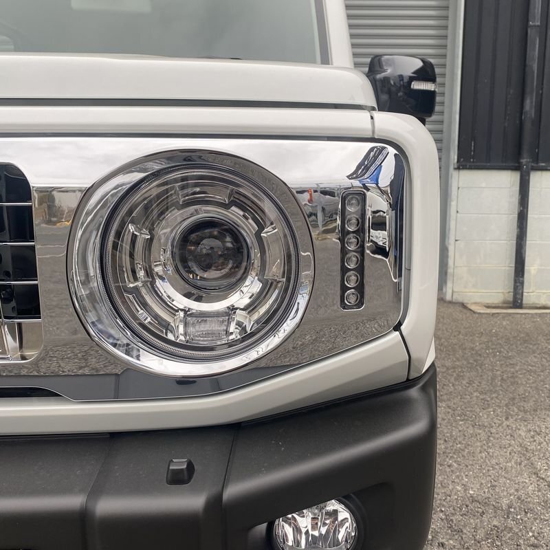  limited amount \\1 start new model Jimny JB64/ Jimny Sierra JB74 custom parts A-TYPE all chrome grill [LED daylight & turn signal ]