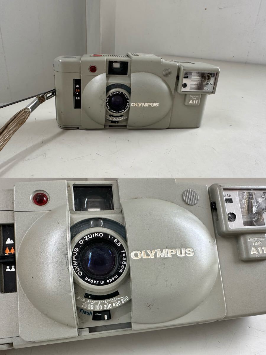 OLYMPUS XA2 D-ZUIKO 1:3.5 f=35mm Electronic Flash A11 ジャンク_画像3