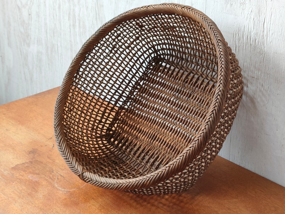 a...* flat basket large small eyes . soup braided basket 38cm... tree through domestic production guarantee / search # middle river . confidence one old .. old tool 