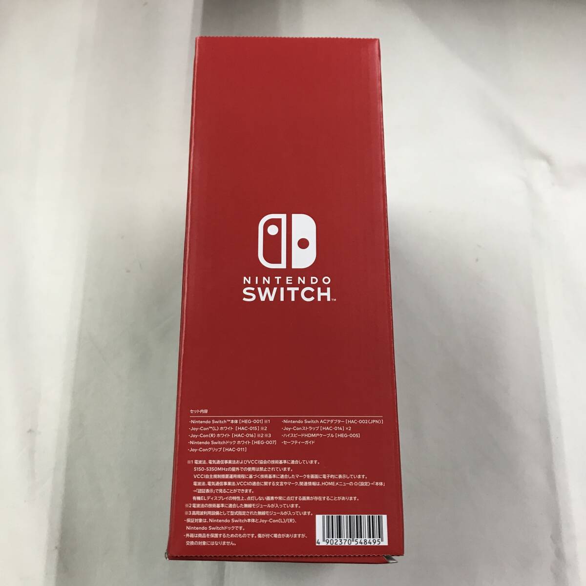gb2463 free shipping! operation goods Nintendo Switch Nintendo switch body have machine EL model white 
