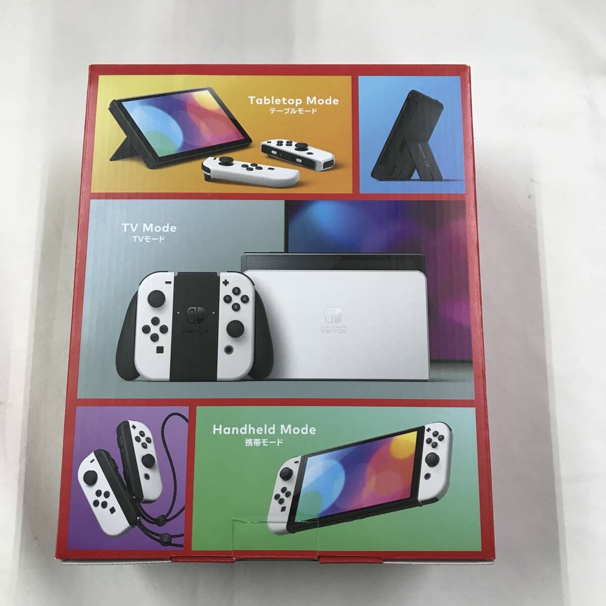 gb2463 free shipping! operation goods Nintendo Switch Nintendo switch body have machine EL model white 