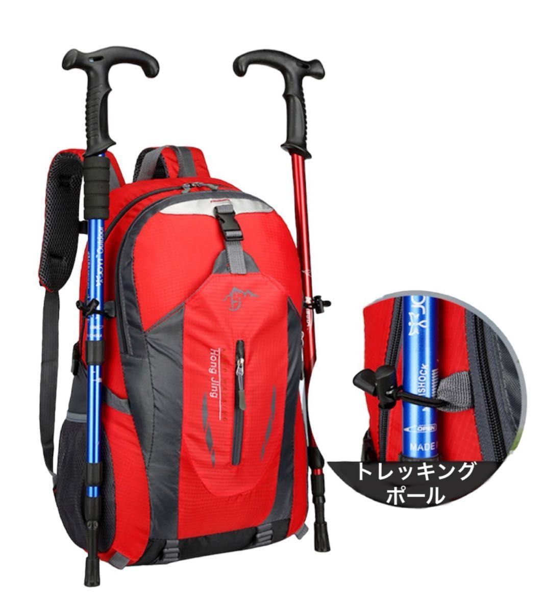 リュック 登山 大容量 撥水 バックパック 40L 軽量 防災バッグ 黒  アウトドア ハイキング