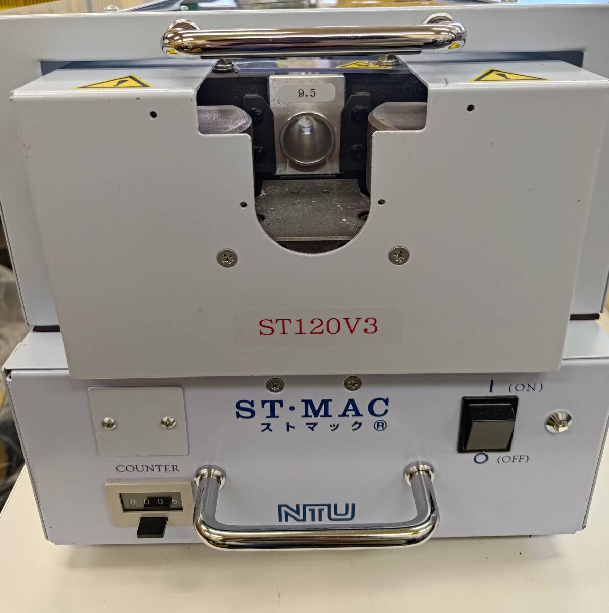 【中古・実働品】日通電子工業　STMAC(ストマック)　反転式ストリッパー　ST120 V3　　ケーブル被覆剥き機